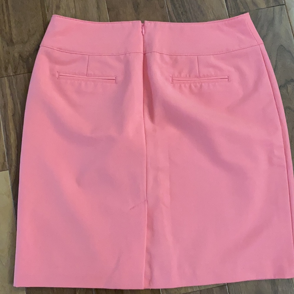 Light coral pink pencil skirt - Picture 4 of 5